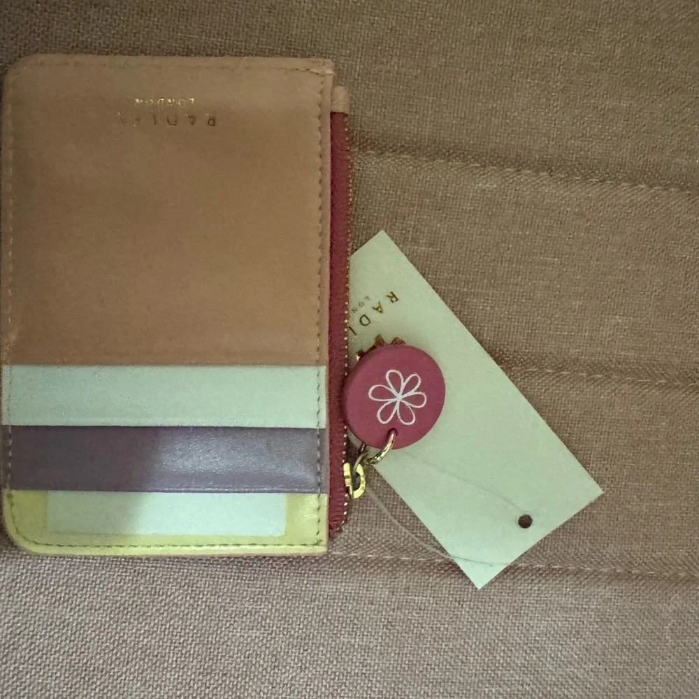 Radley London Floral Card Holder and zipper pouch with Dog Design. - Picture 2 of 2